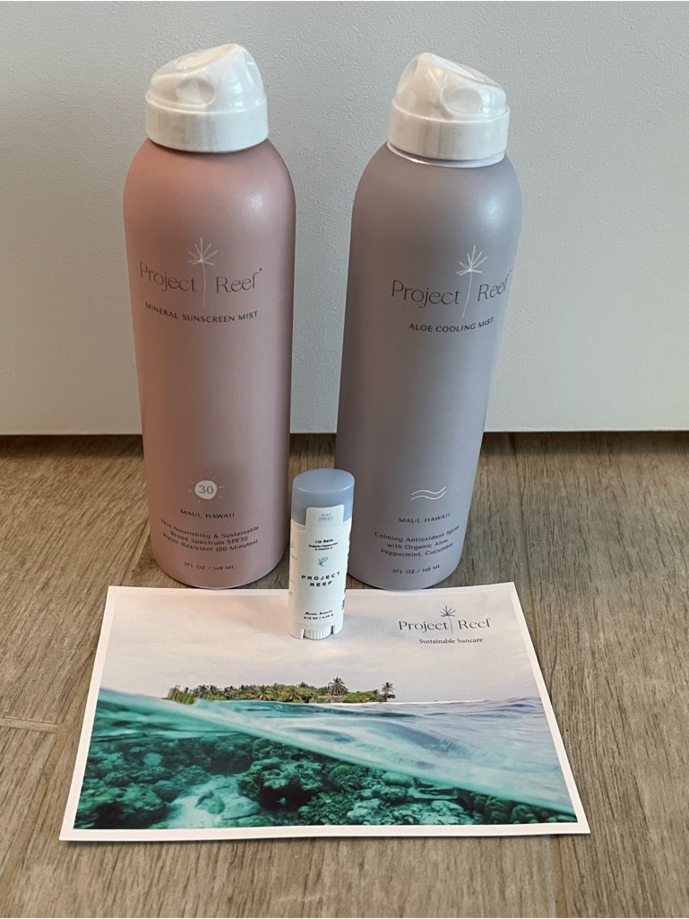 Project Reef Mineral Sunscreen Mist, Aloe Cooling Mist & Lip Balm - Picture 2 of 11